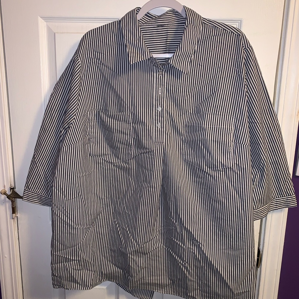 Striped Button Up Shirt